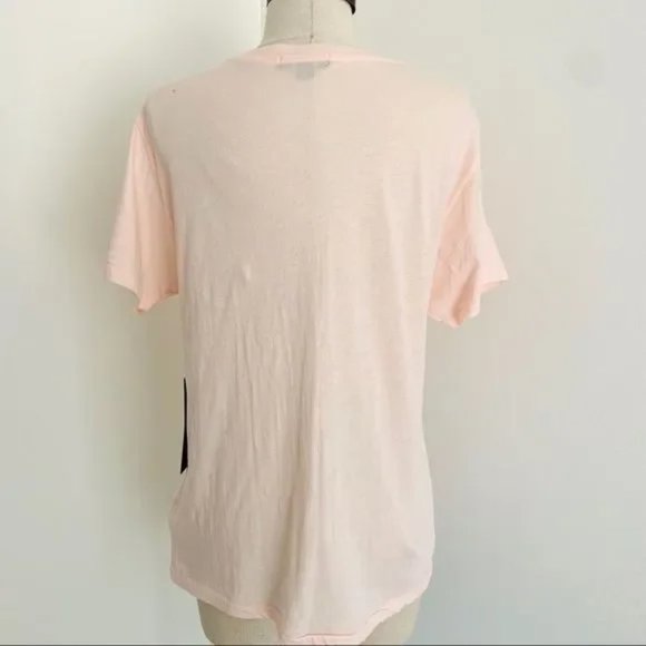 New Wildfox Con Tequila Keke Graphic Print Jersey Tee in Pink Salt NWT Small - Picture 6 of 10